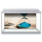 Fish Tank Background 90x45cm - Hourglass Sand Timer Clock  #24485