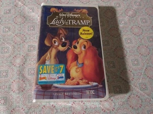 VHS Disney Lady And The Tramp New Sealed - Picture 1 of 2