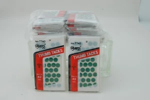 Green Thumb Tacks 40 Per Pack Guard Security Hardware Brooklyn NY - Picture 1 of 4
