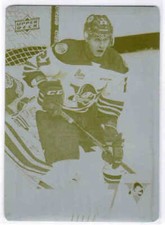 17/18 UD CHL PAVEL KOLTYGIN #223 YELLOW PRINTING PLATE 1/1 DRUMMONDVILLE