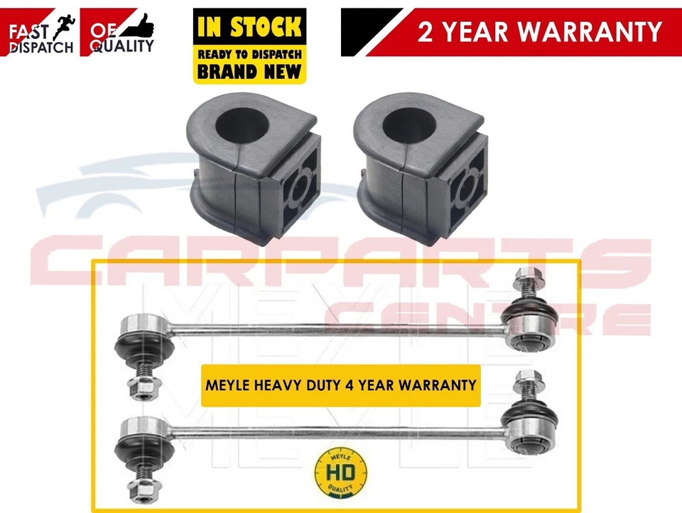 FOR TOYOTA AVENSIS FRONT HEAVY DUTY ANTIROLL STABILISER BAR LINKS D BUSHES HD - Image 1 of 1