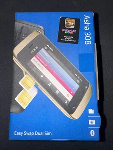 Nokia Asha 308 Dual SIM NEW NUOVO Sealed Sigillato Original - Smartphone Vintage - Foto 1 di 5