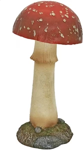 Mushroom Decor Outdoor Garden Statue - Garden Gnome'S Favorite Garden Decoration - Picture 1 of 7