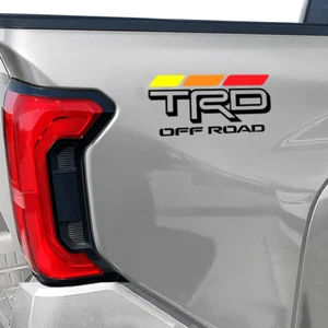 TRD Off Road Toyota Tacoma 2024 2025 vinyl 2 decals stickers bedside Retro - Bild 1 von 2