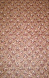 Vintage Small Print Pink Floral on Lace Design on Brown by Fine Decor 04411 - Picture 1 of 12