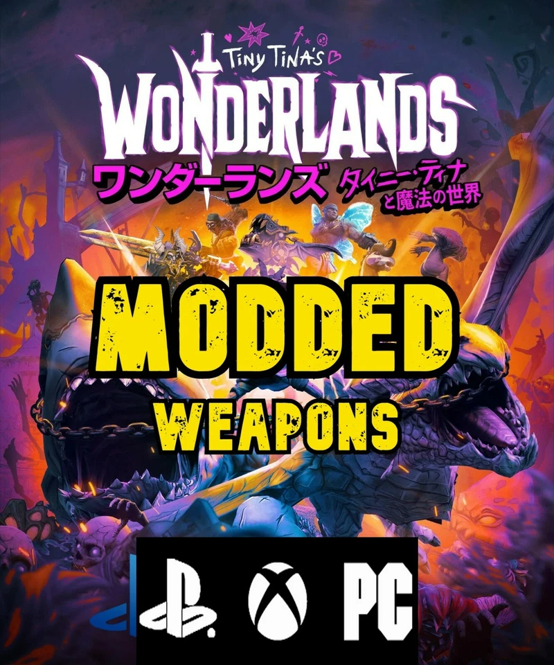 Tiny Tina's Wonderlands Modded GODMODE Armas XBOX PLAYSTATION PC NIVEL 40 Foto 1 de 1