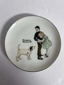 Vintage Norman Rockwell Big Brother Plate Collector Edition 6.5” Japan 1984 - Picture 1 of 4