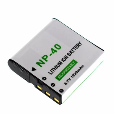 Rechargeable BATTERY FOR CASIO NP-40 NP40 HP V5560U V5060H CANP-40 Kodak LB-060 - Image 1 of 4