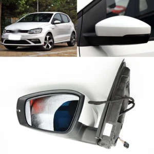 8Pins Automatic Folding Power Heated Driver Side View Mirror For VW Polo 2014-17 - Picture 1 of 3