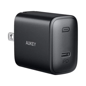 Aukey PA-F1S 20W Compact PD Charger Black - Photo 1 sur 8