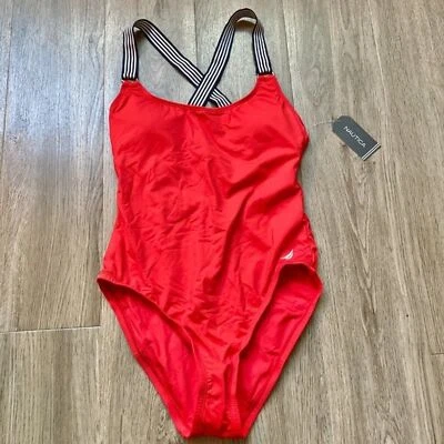 Nautica D-Ring Strap One Piece Swimsuit Size S NWT - Image 1 of 4