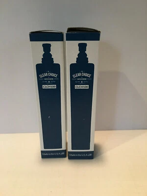 2 Clear Choice Refrigerator Water Filters CLCH100 Replaces 4396508 4396510  - Image 1 of 4