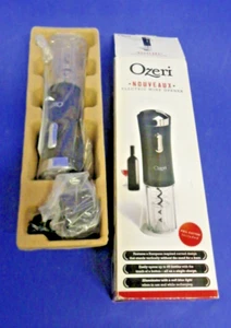 Abridor de Vino Eléctrico Ozeri Modelo OW02A-B con Cortador de Lámina Nuevo Caja Abierta - Imagen 1 de 9