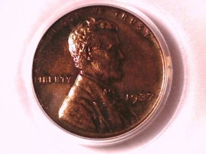1937 Proof Lincoln Wheat Cent PCGS PR 62 RB 10649414 Toned - Picture 1 of 6