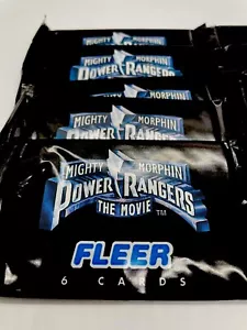 10 Packs Of Mighty Morphin Power Ranger The Movie Fleer Cards - Picture 1 of 2