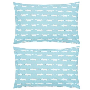 Scion Living Mr Fox Standard Pillowcase Pair Teal