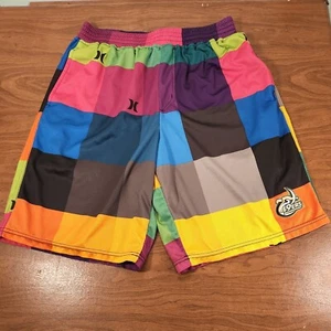49ers Hurley Multicolor Casual Mesh Lined Shorts Size Small San Francisco 49ers  - Bild 1 von 8