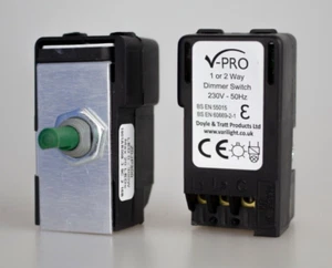 Módulo Interruptor Atenuador LED 2 Vías 0-300W Repuesto Giratorio - Varilight MJP300 - Imagen 1 de 13