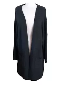 Cárdigan para mujer Mossimo suéter 1X gris nuevo frente abierto - Imagen 1 de 7