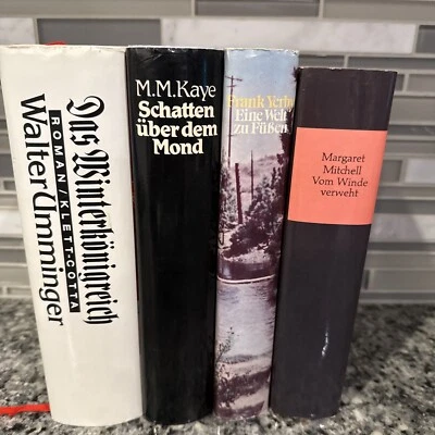 German Language Novels Romane Vintage Romance Historical Fiction HCDJ Book Lot - Image 1 of 4