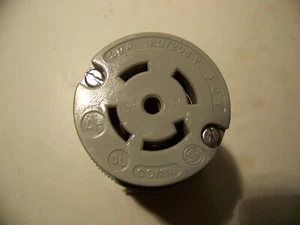 Spina rigida freccia 250 Volt 30 Amp blocco rotazione e estrazione da 8/3 8 AWG UPS cavo di alimentazione - Foto 1 di 3