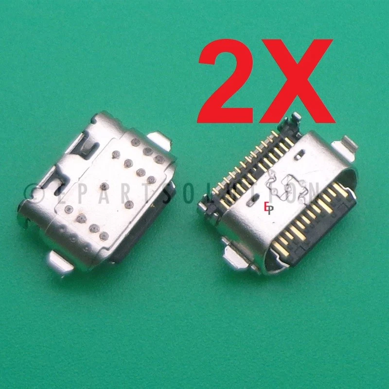 2 件摩托罗拉 Moto G6 XT1925 同步 USB 充电器充电端口底座连接器 — 第 1/1 张图片