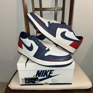 Size 13 - Air Jordan 1 Retro OG Low Howard University - Picture 1 of 9