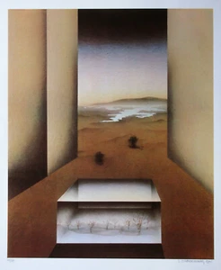 JOCHEN SCHIMMELPENNING , 1948 VAREL / OLDENBURG . " ERINNERUNG an den WINTER "" - Bild 1 von 5