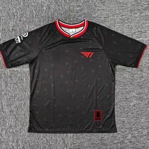 2025 LCK Team T1 Uniforme Jersey S15 Faker Camiseta LOL Championship TEE Negra Nueva - Imagen 1 de 8