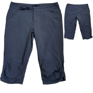 Prana Breathe Cropped Lighweight Hiking Casual Nylon Pants Women’s Size 14 - Picture 1 of 11