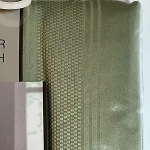 Encore Microfiber Green Tablecloth 60 in x 84 in Polyester Spill Proof - Picture 1 of 5