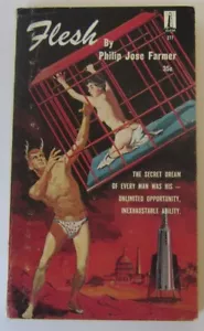 Flesh SIGNED by Philip Jose Farmer PB 1st Beacon Books (1960) - Picture 1 of 4