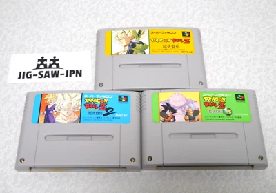 Dragon Ball Z ButoudenⅠⅡⅢ Lot of 3 SFC SNEC Nintendo Super Famicom Japan Tested - Image 1 of 4