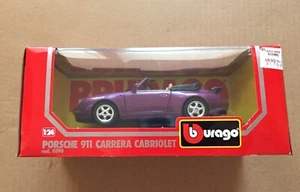 Bburago 1994 PORSCHE 911 CARRERA CABRIOLET 1:24 scale Diecast Car Italy #0590 - Picture 1 of 7