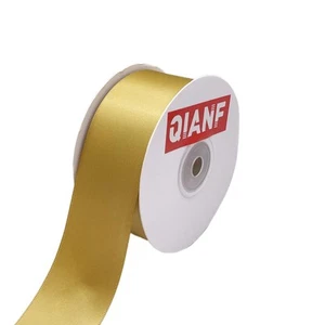 1 1/2 Inch Wide Satin Ribbon Gold Ribbon for Gift Wrapping Hair Bow Chair Sas... - Picture 1 of 9