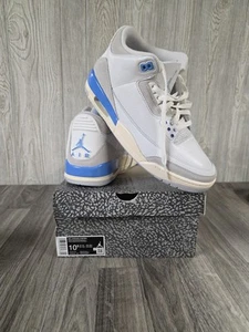 Nike Air Jordan 3 Zapatos Retro Summit Blanco Azul Hyrdogen CT8532-101 Para Hombres Talla 10.5 - Imagen 1 de 19