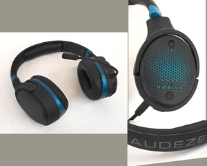 Audeze Mobius Over Ear Wireless Gaming Kopfhörer Schwarz Blau Getestet #W4149 - Bild 1 von 18