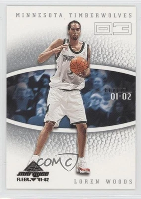 2001-02 Fleer Marquee Rookie /2500 Loren Woods Brendan Haywood #125 Rookie RC - Image 1 of 2