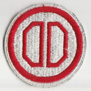 Segunda Guerra Mundial Ejército de los Estados Unidos 31ª División de Infantería con variación de borde blanco - Imagen 1 de 2