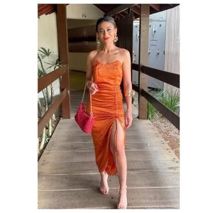 Vestido ALAMOUR THE LABEL Novica en óxido - TOTALMENTE NUEVO - Imagen 1 de 13