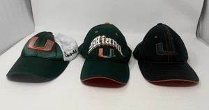 Lote de 3 - Sombreros de béisbol Miami Hurricane - Estilos seleccionados - Imagen 1 de 2