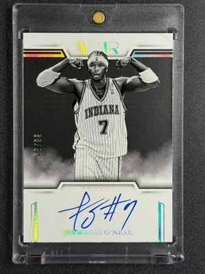 Jermaine O'Neal 2024-25 Panini Noir Auto Noir Black White 66/99 #ANB-JON - Image 1 of 2