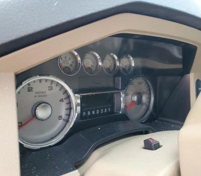 Cuadro medidor velocímetro F250 Super Duty OE 2009-2010 130 k millas Ford Foto 1 de 4