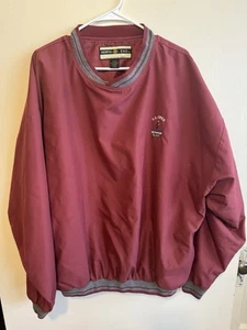 Golf 2009 US OPEN Bethpage Pull Over Jacket Size XL Maroon - Picture 1 of 6