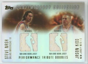 2003-04 Topps Contemporary Collection Tribute Steve Nash/Jason Kidd Patch /250 - Picture 1 of 2