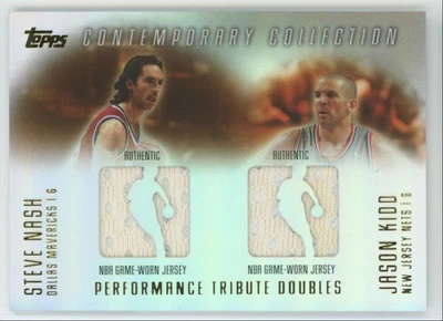 2003-04 Topps Contemporary Collection Tribute Steve Nash/Jason Kidd Patch /250 - Image 1 of 2