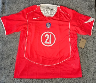 耐克 Park Ji-Sung 韩国 2004 总计 90 再版球衣 尺寸 2XL 男式 IF2943-679 — 第 1/4 张图片