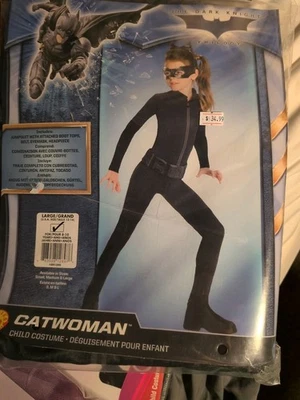 Disfraz Batman Caballero Oscuro Asciende CATWOMAN Niñas De Lujo Halloween Talla M 8-10 Foto 1 de 3