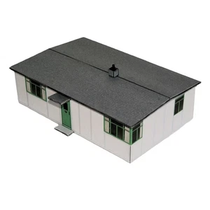 Kingsway, 00 scale, Two Prefab Houses With Centre Entrance,  ready-made. - Picture 1 of 1