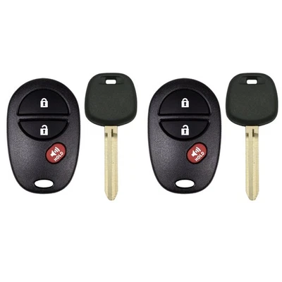 2 Repuestos para Toyota Highlander 2011 2012 2013 Mando a distancia sin llave + Chip llave G Foto 1 de 4